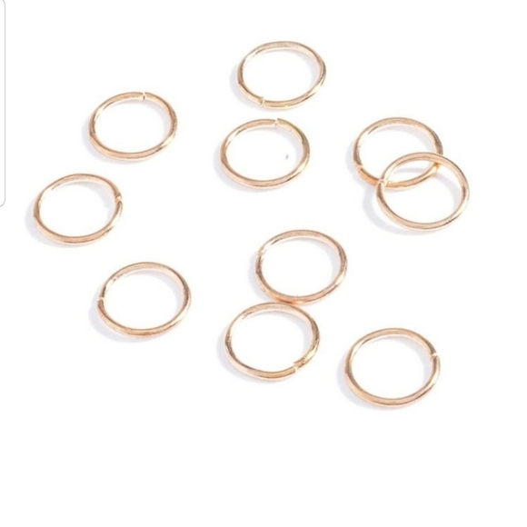 Gold Hair Rings - Picture 5 of 5